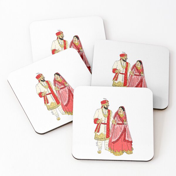 Item preview, Indian Bride and Groom designed and sold by Manisha Mandal.