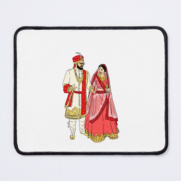 Item preview, Indian Bride and Groom designed and sold by Manisha Mandal.