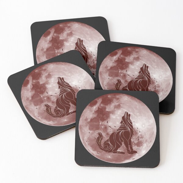 Item preview, Full Moon Wolf Halloween Costume Moon Silhouette designed and sold by OSTONSHOP.