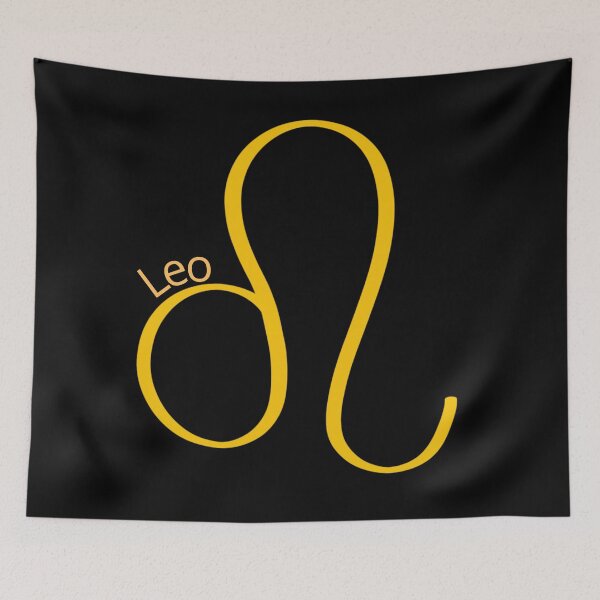 Item preview, Yellow Leo Zodiac Symbol designed and sold by Hellofriendco.