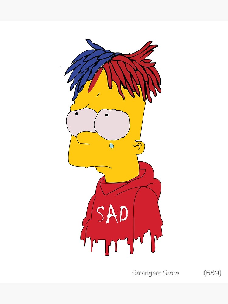 Xxxtentacion Bart Classic T Shirt Xxxtentacion Shop Sticker Poster For Sale By Designscom 