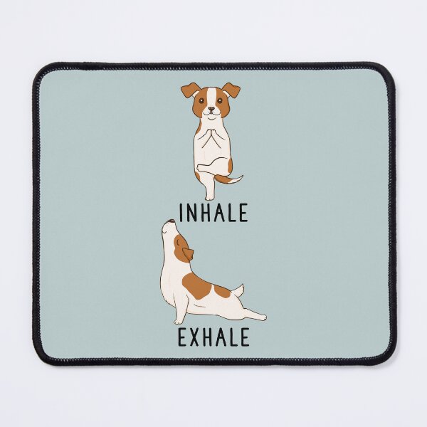 Item preview, Inhale Exhale Jack Russell Terrier Yoga designed and sold by thepawster.
