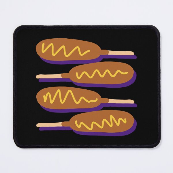 Item preview, Corndogs Sticker designed and sold by verarheaf9.