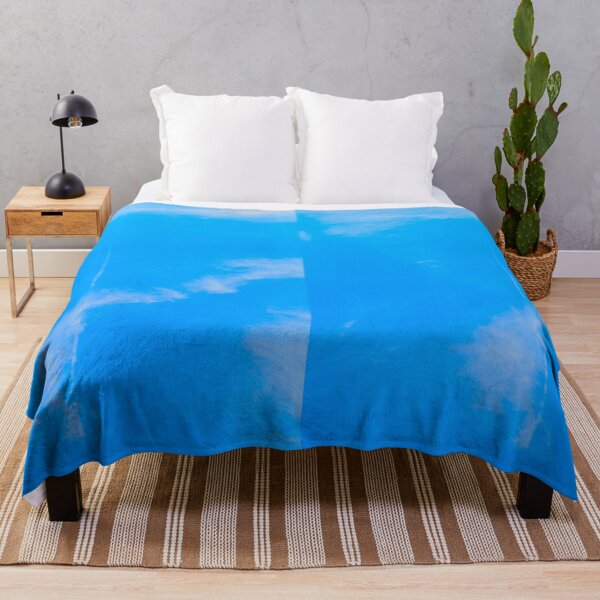 Item preview, Beautiful enchanting bluer than blue sky with wispy clouds designed and sold by AIfun135.