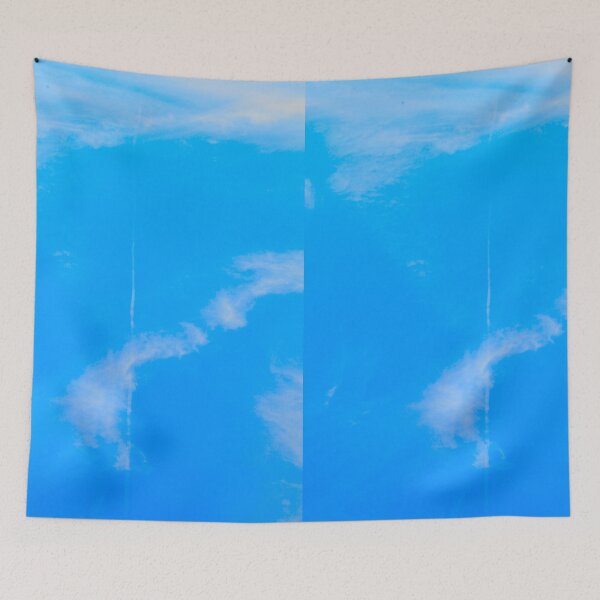 Item preview, Beautiful enchanting bluer than blue sky with wispy clouds designed and sold by AIfun135.