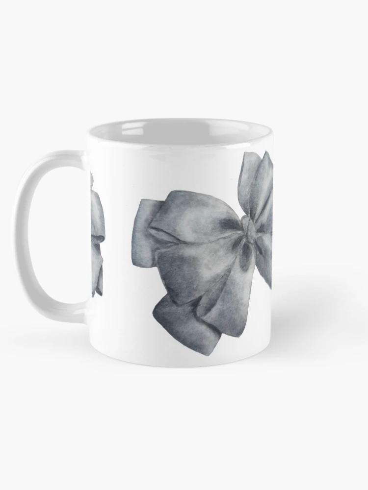 Thumbnail 5 of 6, Coffee Mug, Grey Ribbon designed and sold by RuriIbara.