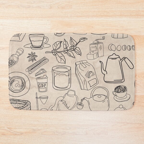 Item preview, Coffee Love Seamless Pattern For A Coffee Obsessed Coffee Drinker/Coffee Addict designed and sold by haRexia.