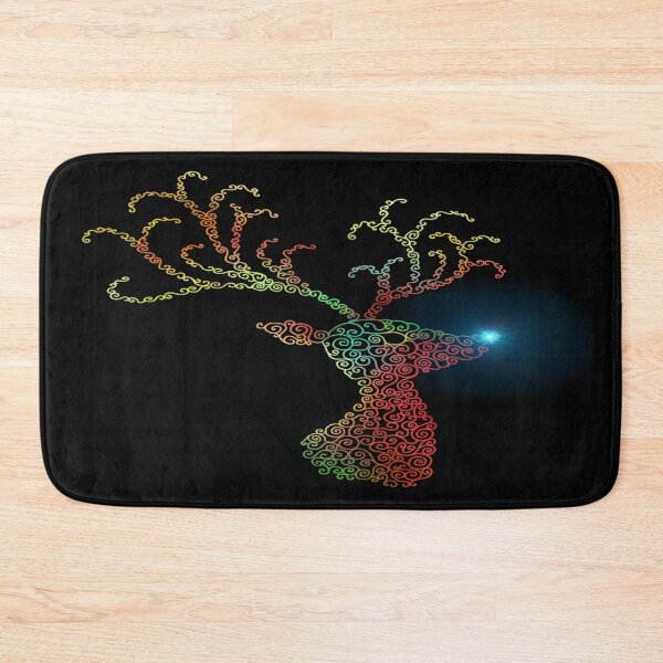 Item preview, Festive Christmas Reindeer Head Silhouette  designed and sold by Deborah Camp.