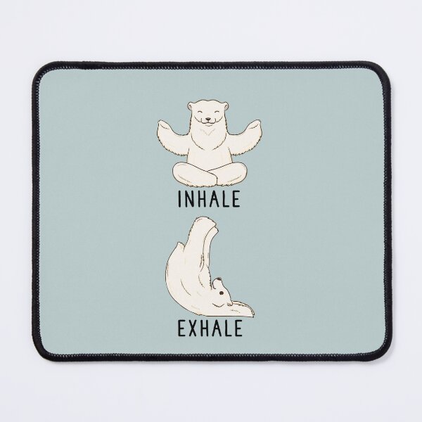 Item preview, Inhale Exhale Polar Bear Yoga designed and sold by thepawster.