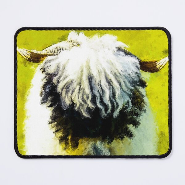 Item preview, Swiss Valais Blacknose Sheep, Cute farm animal, Walliser Schwarznasenschaf, Fluffy sheep designed and sold by Paintcorner.