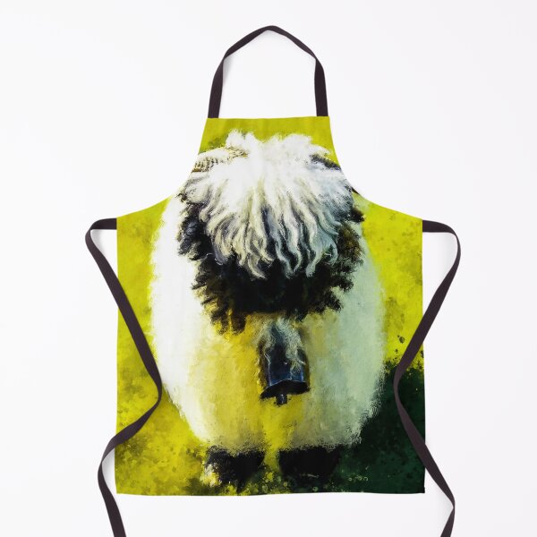 Item preview, Swiss Valais Blacknose Sheep, Cute farm animal, Walliser Schwarznasenschaf, Fluffy sheep designed and sold by Paintcorner.
