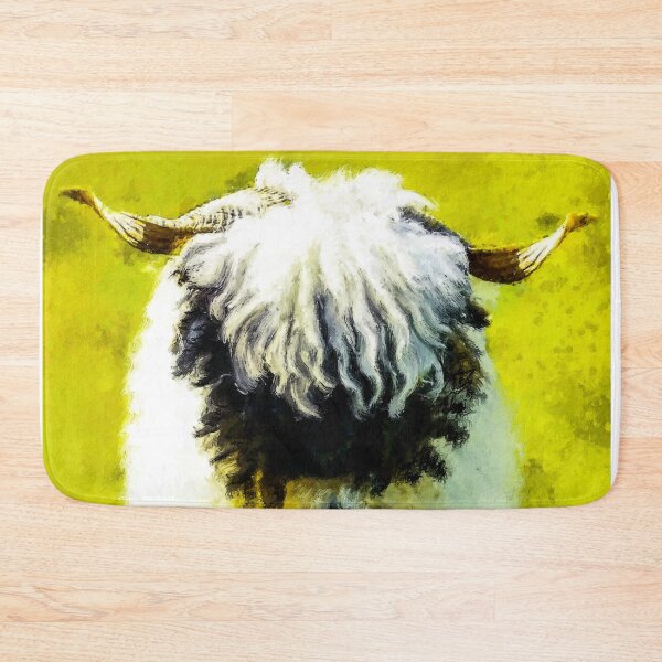 Item preview, Swiss Valais Blacknose Sheep, Cute farm animal, Walliser Schwarznasenschaf, Fluffy sheep designed and sold by Paintcorner.