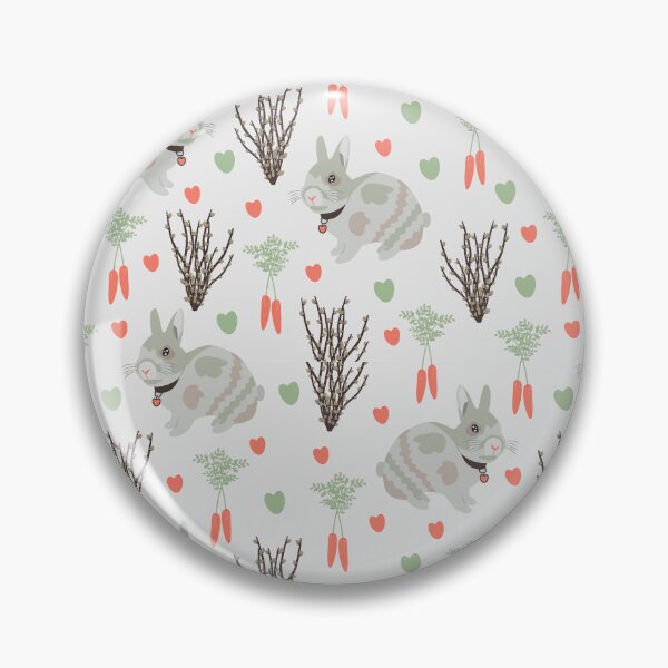 Item preview, Rabbit seamless pattern on grey background designed and sold by OM-lova.