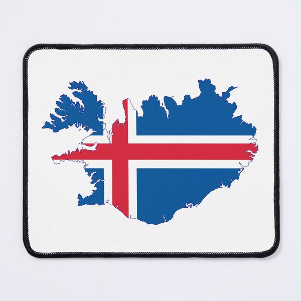 Item preview, Iceland Flag Map designed and sold by jsj17.