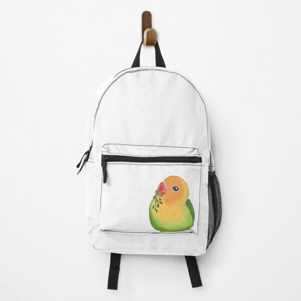 Item preview, Green Lovebird eating sunflower seed designed and sold by bunniesmee.