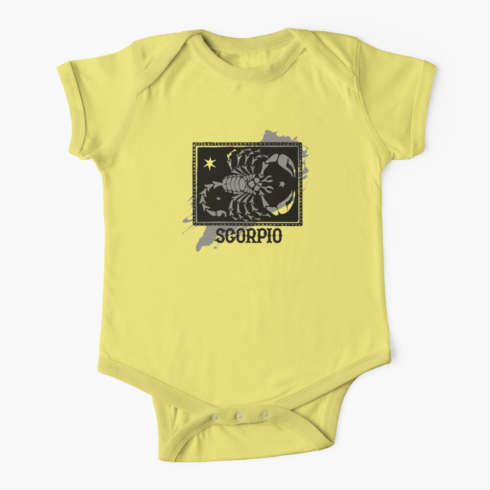 Scorpio Zodiac Sign Baby One-Piece for Sale by coolfuntees