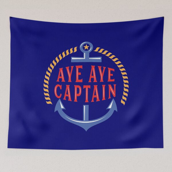 Item preview, Aye Aye Captain Nautical Anchor designed and sold by AntiqueImages.