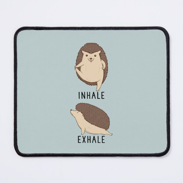 Item preview, Inhale Exhale Hedgehog Yoga designed and sold by thepawster.