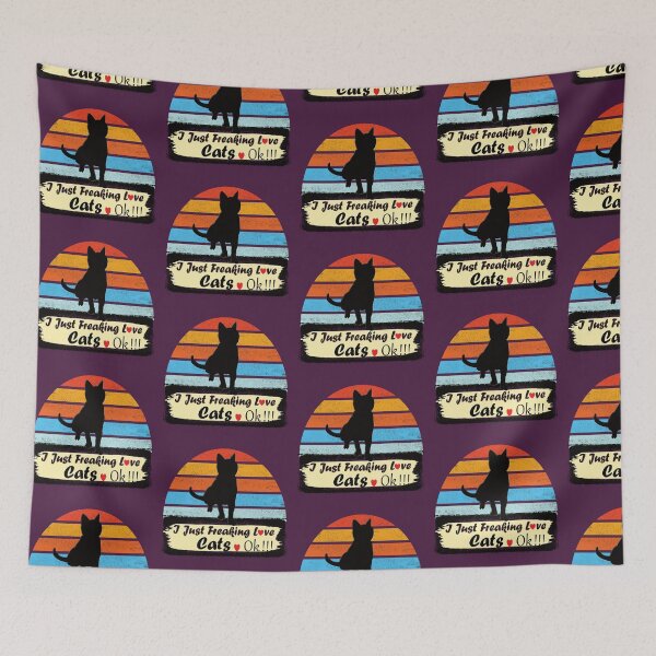 Item preview, I Just Freaking Love Cats ok designed and sold by ELBERSAID.