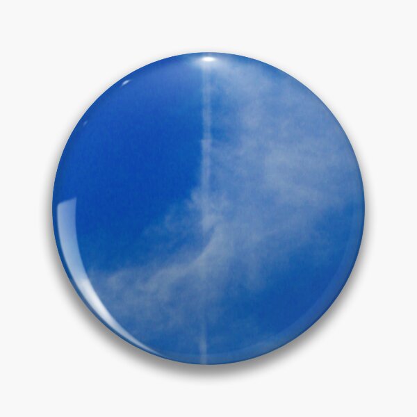 Item preview, Blue sky with wispy clouds and a plane trail designed and sold by AIfun135.