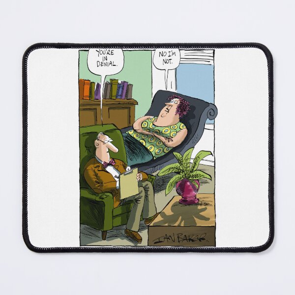 Item preview, In Denial designed and sold by IanBakerToons.