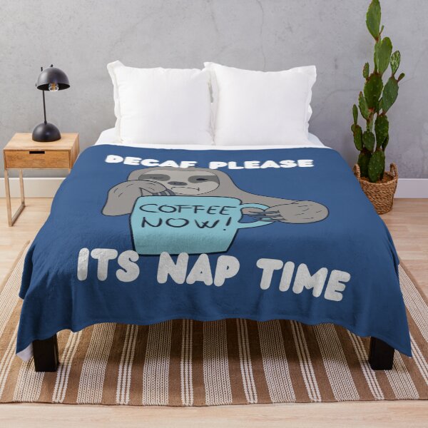 Item preview, Decaf please its sloth nap time designed and sold by rocklegends99.