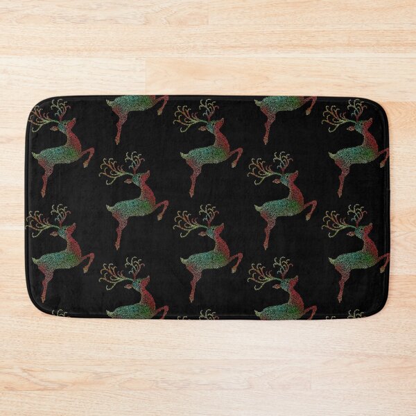 Item preview, Swirly Colorful Christmas Reindeer Silhouette  designed and sold by Deborah Camp.