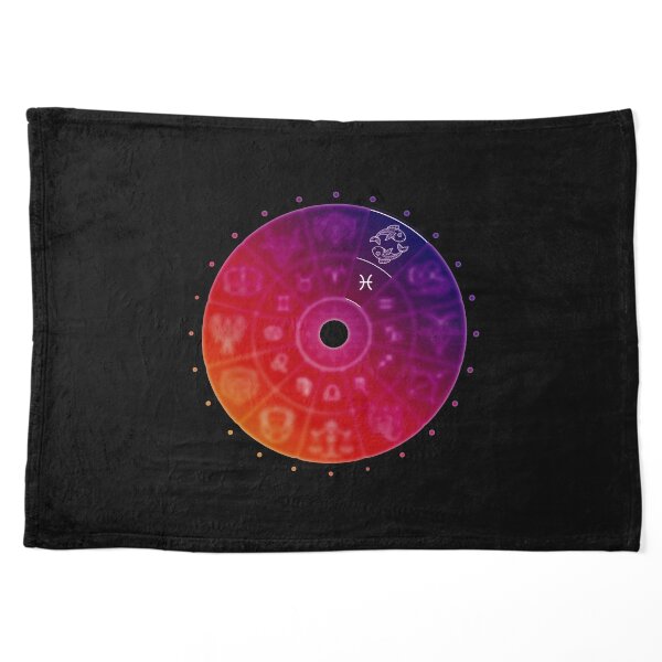 Pisces sign - all other signs is blurred while only the Pisces pop Pet Blanket
