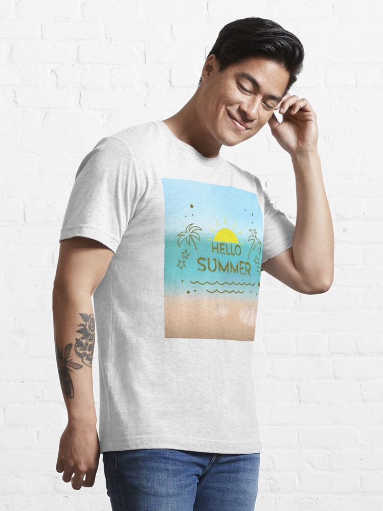 HELLO SUMMER. SUNSET LOVERS. SUMMER LOVERS | Essential T-Shirt