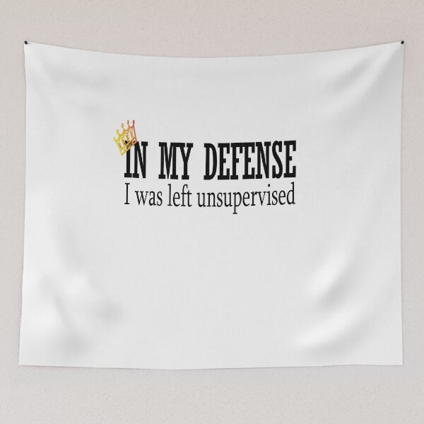 Item preview, in my defense i was left unattended t-shirt,funny shirt designed and sold by AdOmar.