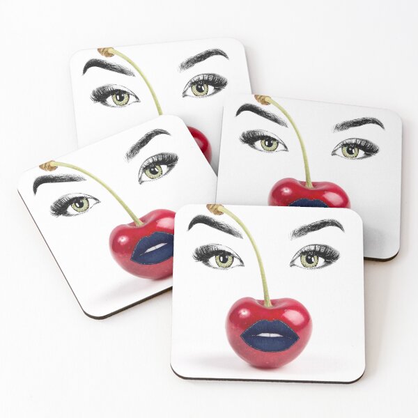 Item preview, Cherry lips designed and sold by RetroPalmTree.