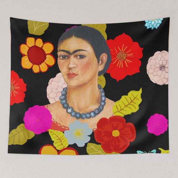 Item preview, Frida Entre las Flores  designed and sold by MaribelDesigns.