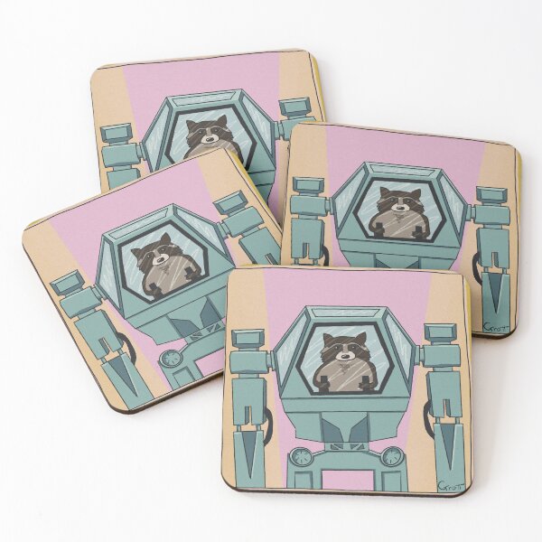 Item preview, A Raccoon in a Mech Suit designed and sold by _Grott_.
