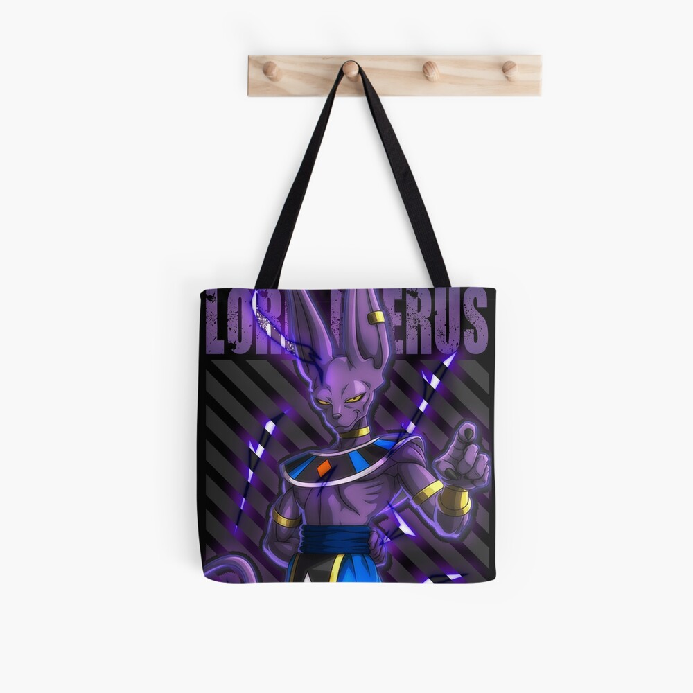 Dragon Ball Lord Beerus Fan Art By Genjitsu Art Tote Bag For Sale By Genjitsu Art Redbubble 