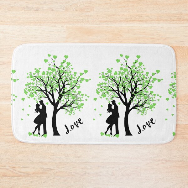 Item preview, Loving couple under green tree designed and sold by CreativeMagi.