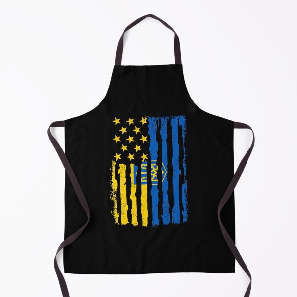 Item preview, Ukrainian American Pride USA Flag Ukraine Roots designed and sold by pixeljamz.