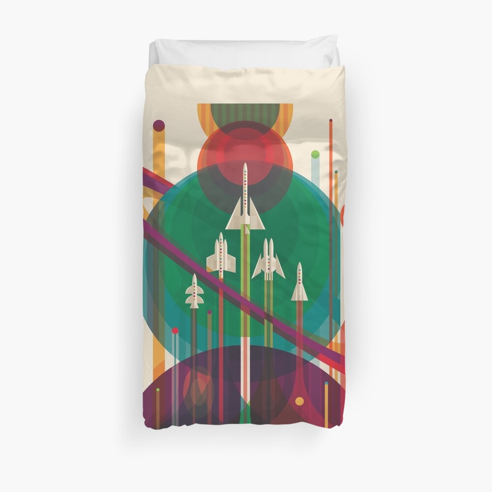 NASA JPL Space Tourism: A Once in a Lifetime Getaway Duvet Cover
