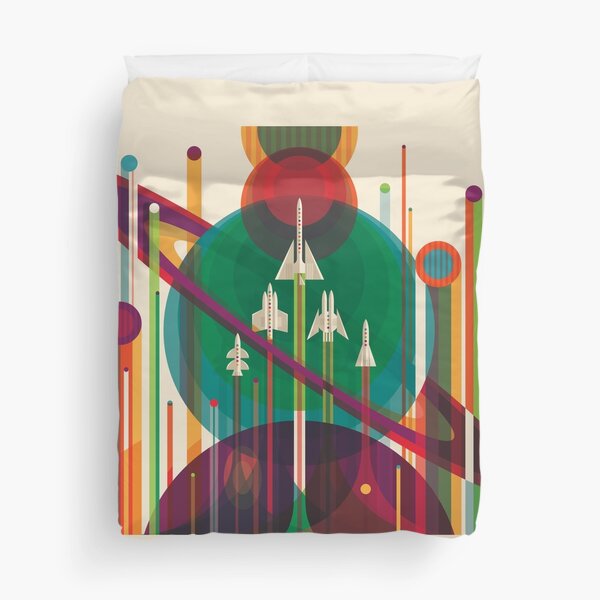 NASA JPL Space Tourism: A Once in a Lifetime Getaway Duvet Cover