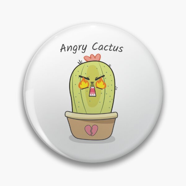 Item preview, Angry Kawaii Cactus designed and sold by En-core-store.
