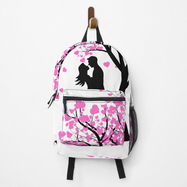 Item preview, Loving couple under pink tree designed and sold by CreativeMagi.