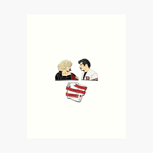 Frenchy Danny & Sandy From Grease Movie 5x7 Art -  Ireland