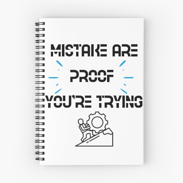 Item preview, mistakes are proof you're trying designed and sold by Zakaria-4.