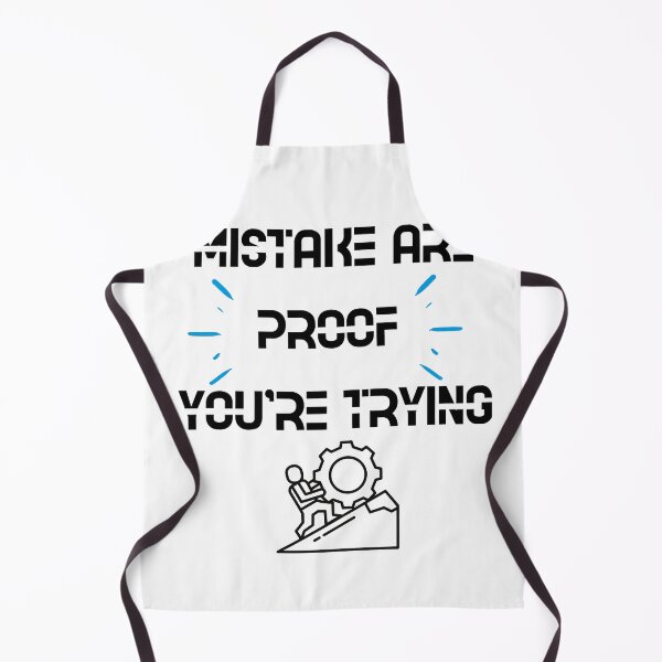 Item preview, mistakes are proof you're trying designed and sold by Zakaria-4.