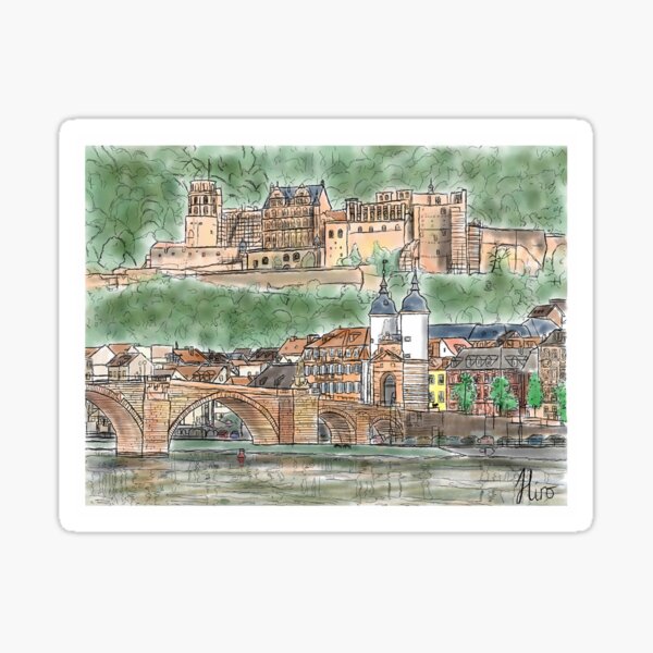 Heidelberg, Germany Sticker