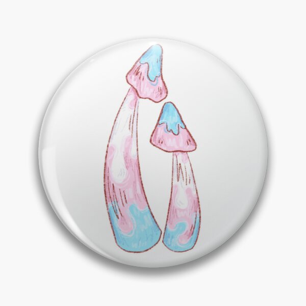 Item preview, Pride Trans Mushroom art designed and sold by aster-mars.