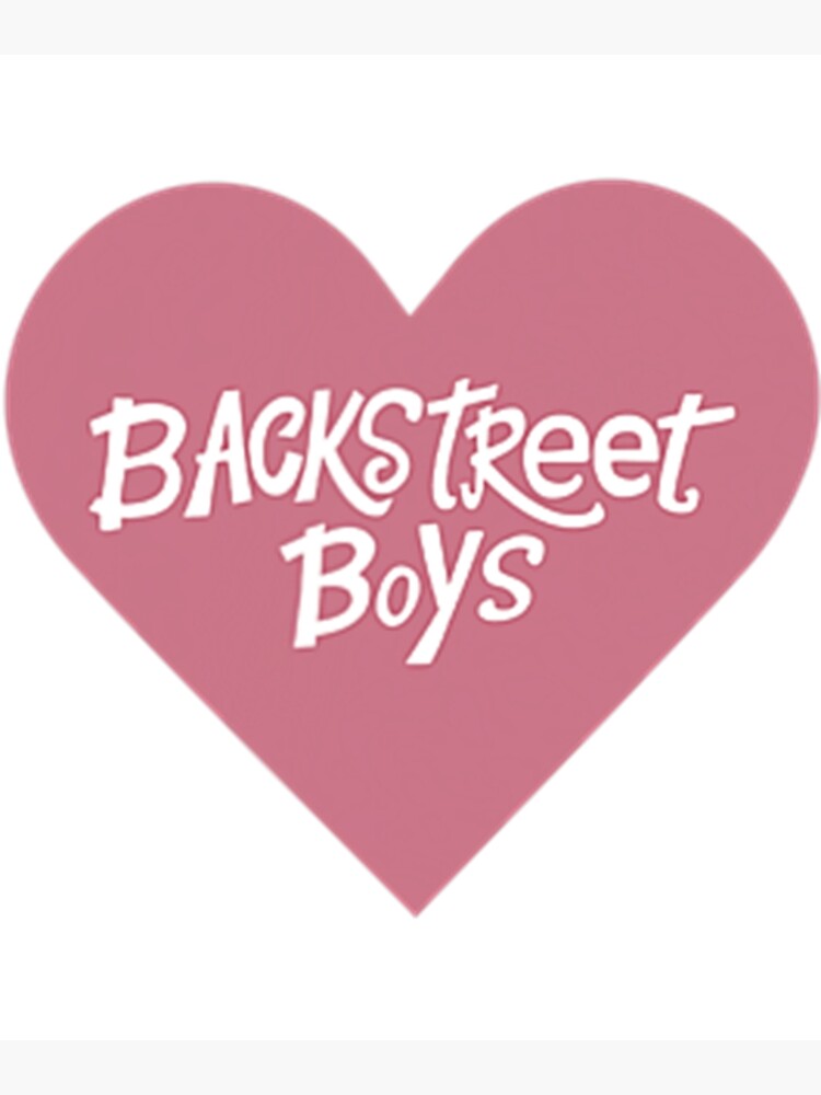 Backstreet Boys Pink Heart Logo Pocket Poster For Sale By