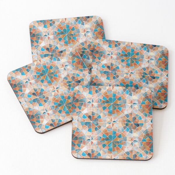 Item preview, Islamic Geometry in Watercolor designed and sold by GinColorist.