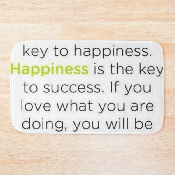Item preview, Success is not the key to happiness,happiness is the key to success.If you love what you are doing,you will be successful designed and sold by Puppy Paws.