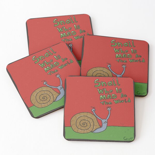 Item preview, Snail Who Is Mad At The World designed and sold by _Grott_.