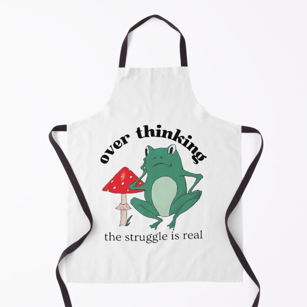 Item preview, Overthinking The Struggle Is Real Frog And Mushroom designed and sold by two7designs.